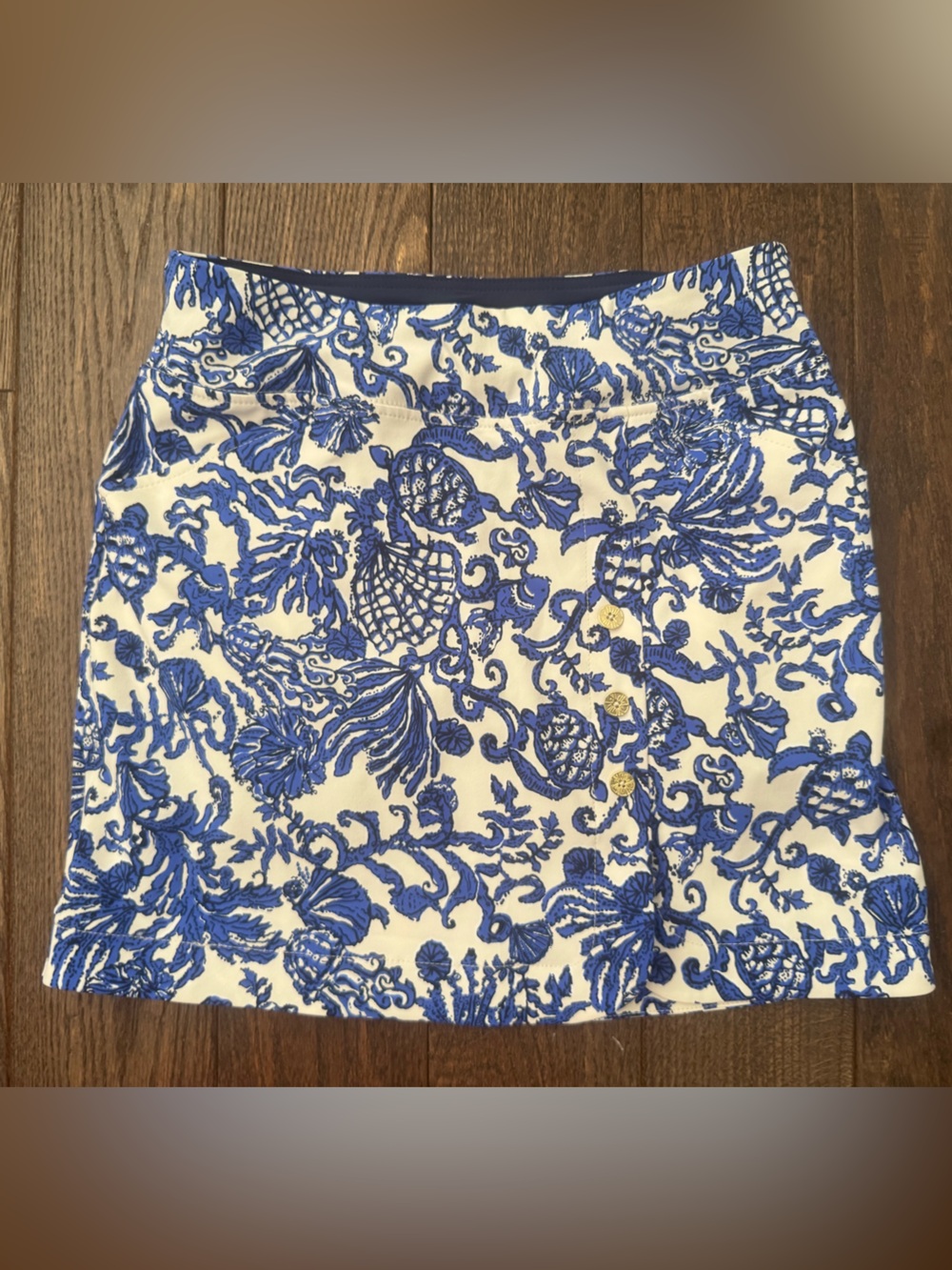 Lilly Pulitzer Sz 4 Monica Coconut 17" Skort